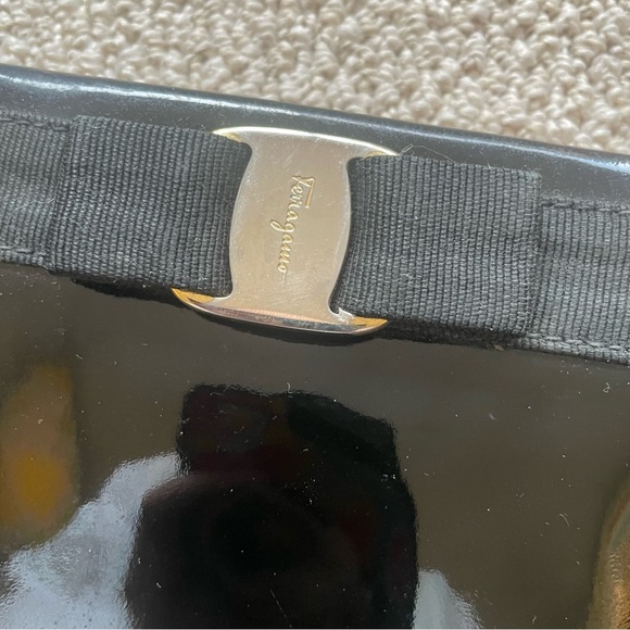 Ferragamo Vintage Black Clutch Bag - Picture 2 of 10